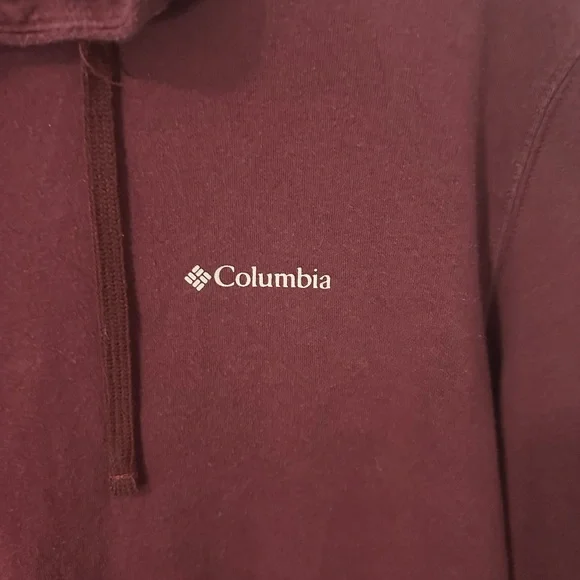 Columbia Unisex Maroon Hoodie - Picture 4 of 6